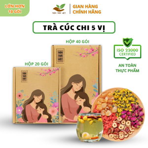 Trà Cúc Chi 5 Vị - Tăng đề kháng, giảm lo âu, dễ ngủ - Tiệm Trà Việt