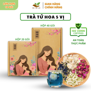 Trà Tứ Hoa - Giúp làm mờ vết nhăn, chống lão hóa tốt, mát gan - Tiệm Trà Việt